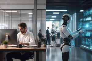 découvrez dans cette rediffusion comment l'intelligence artificielle pourrait transformer le marché du travail : menace pour certains emplois ou opportunité d'innovation et de croissance ?