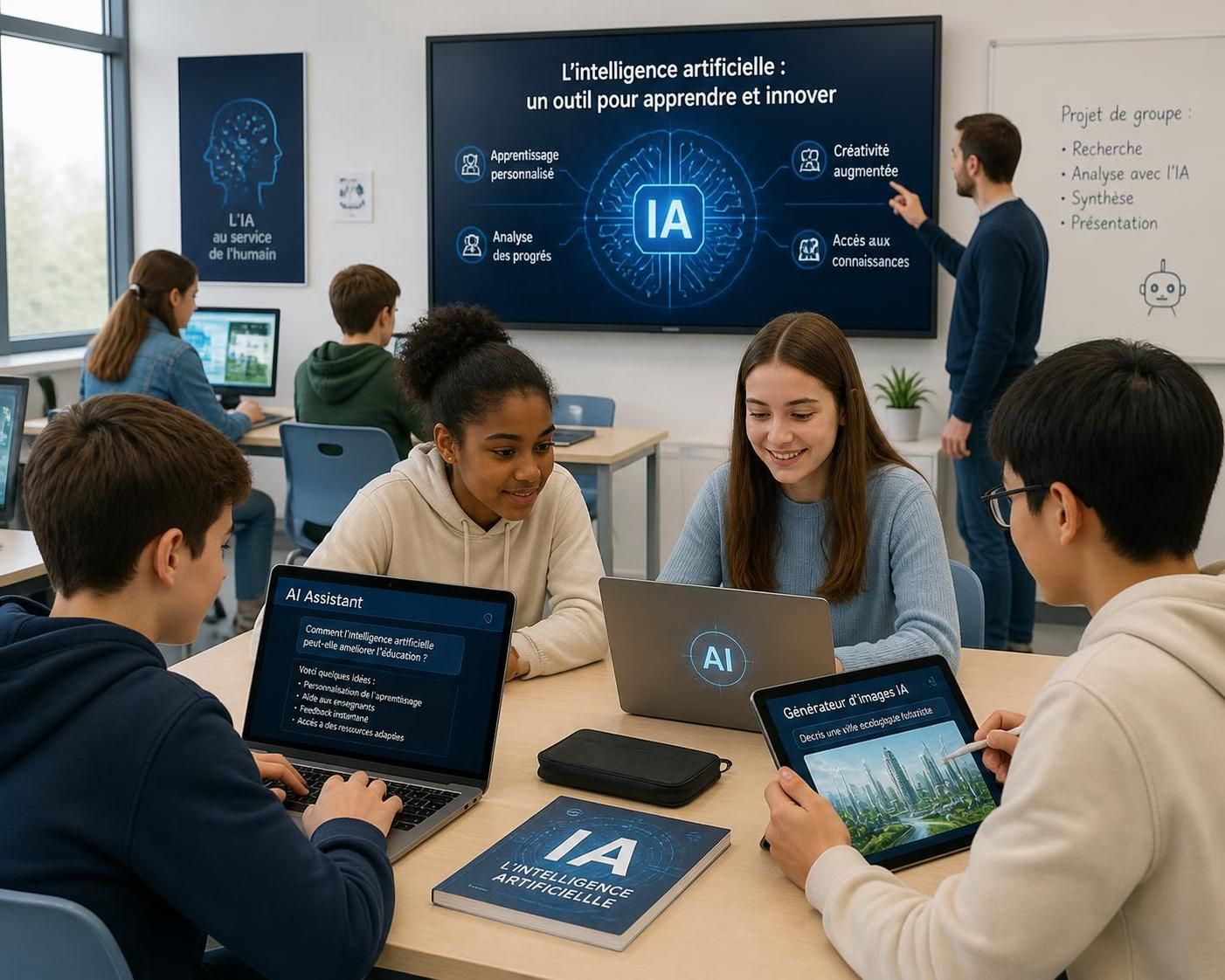 découvrez comment l'intelligence artificielle transforme notre monde avec ses avancées technologiques majeures et explorez les perspectives prometteuses qu'elle offre pour l'avenir.