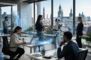 découvrez comment l'intelligence artificielle transforme les bureaux européens, présentant des avancées prometteuses tout en soulevant des bénéfices nuancés pour les entreprises et les employés.
