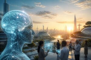 découvrez comment l'intelligence artificielle révolutionne notre monde et nous invite à repenser les perspectives de notre avenir avec innovation et responsabilité.