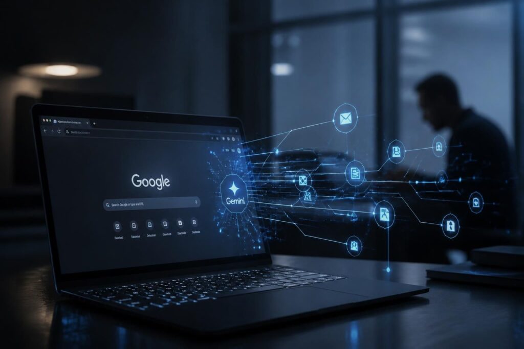 découvrez l'outil ia agentic de google gemini, désormais disponible sur chrome, capable d'utiliser vos mots de passe pour une expérience utilisateur améliorée et sécurisée.