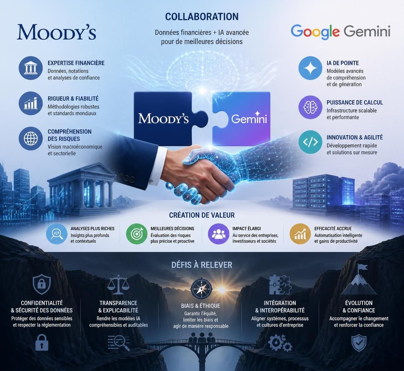 découvrez l'impact du partenariat entre moody's (mco) et google gemini sur le cours de l'action et analysez si cette dernière est désormais surévaluée.