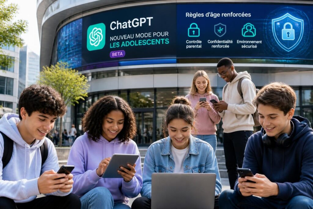 découvrez le nouveau mode chatgpt spécialement conçu pour les ados, lancé aujourd'hui avec des règles d'âge renforcées pour une expérience sécurisée et adaptée.