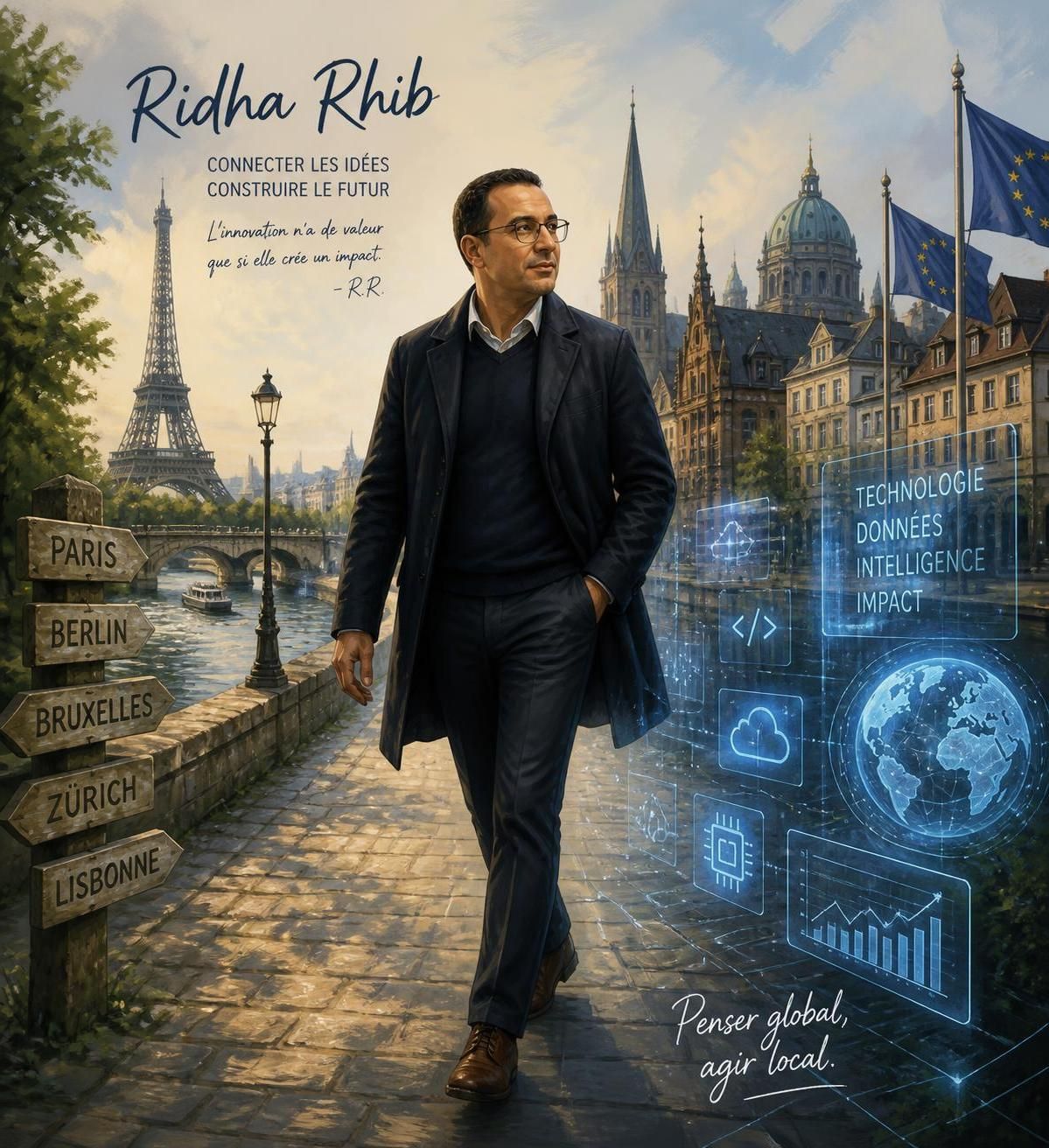 découvrez 'on marche pour la rencontre', une odyssée créative où ridha rhib fusionne art et intelligence artificielle pour une expérience innovante et inspirante.