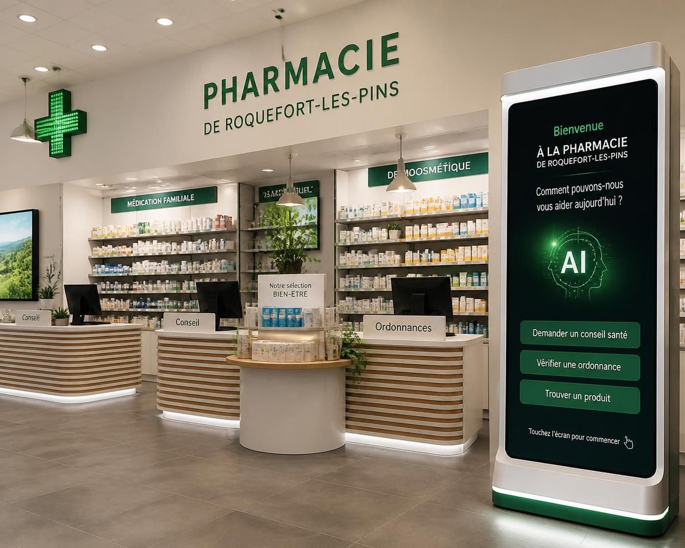 découvrez comment l'intelligence artificielle transforme la dermatologie dans une pharmacie innovante de roquefort-les-pins, offrant des diagnostics précis et des soins personnalisés.