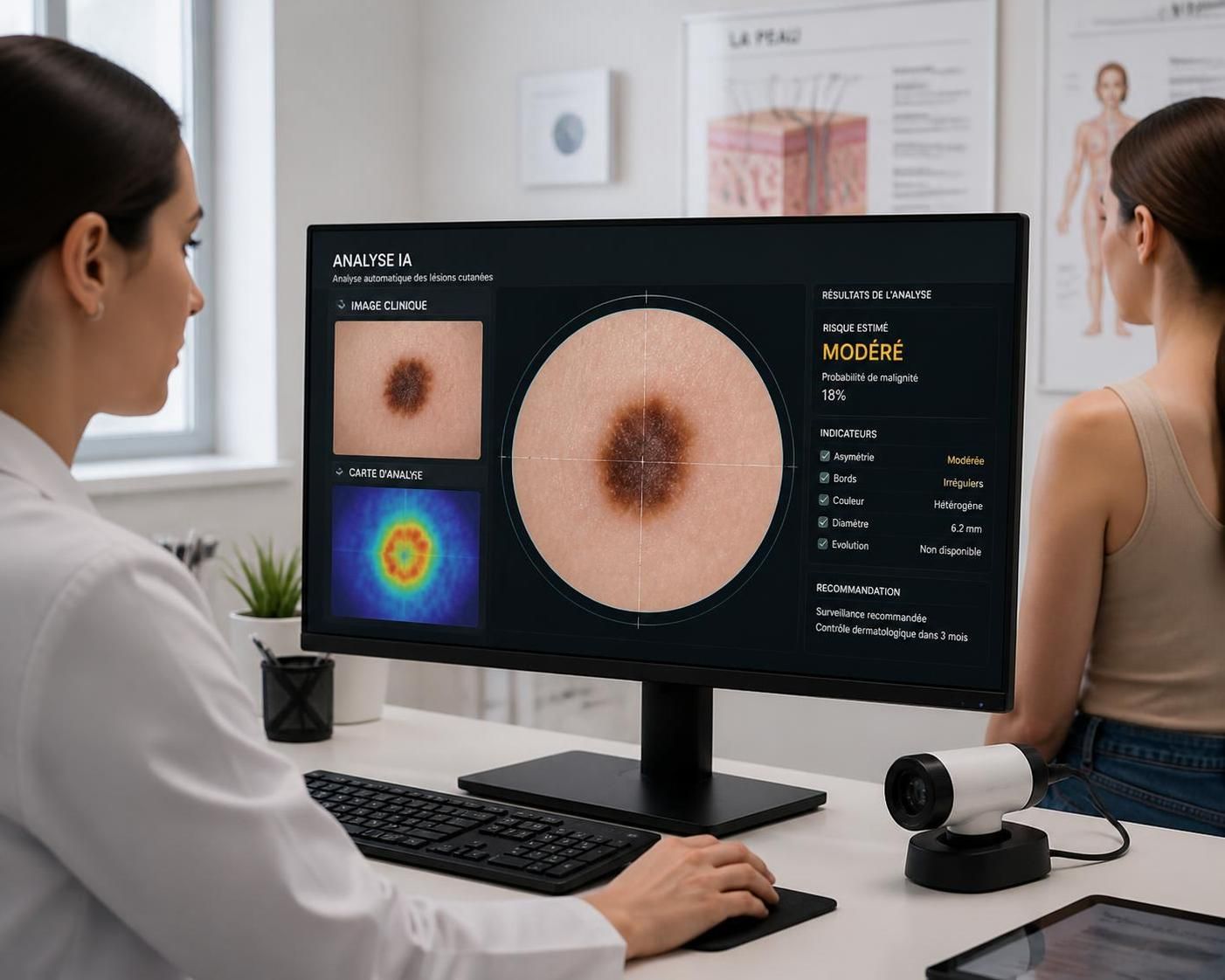 découvrez comment une intelligence artificielle développée en espagne transforme le diagnostic en dermatologie, offrant précision et rapidité pour une meilleure prise en charge des patients.