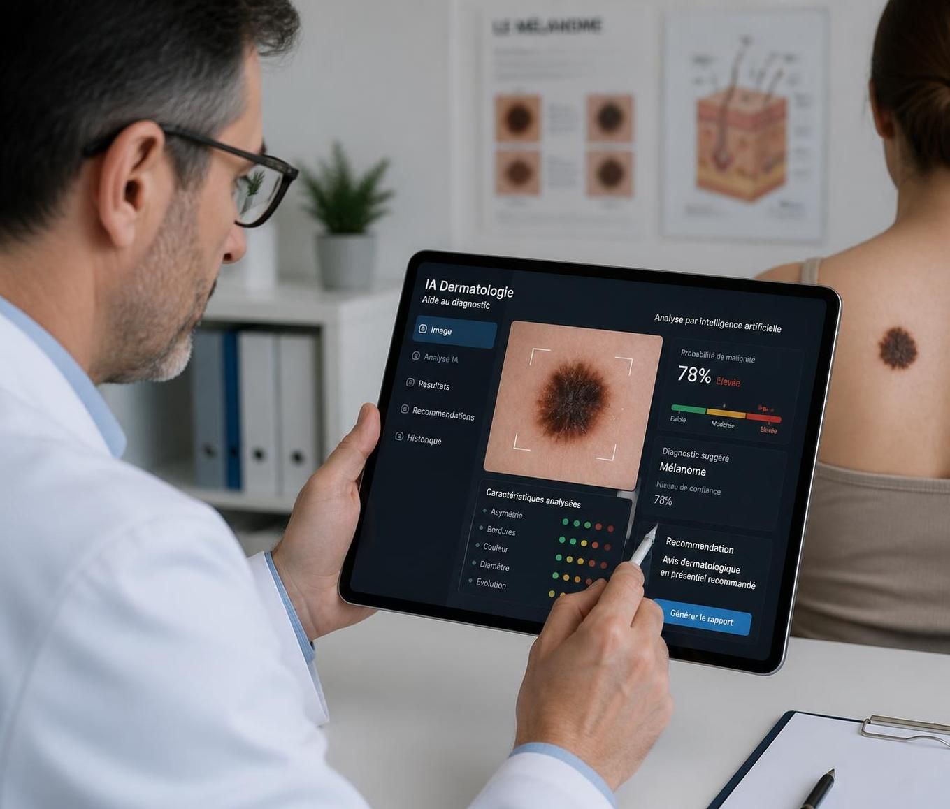 découvrez comment une intelligence artificielle développée en espagne transforme le diagnostic en dermatologie, améliorant la précision et la rapidité des analyses cutanées.