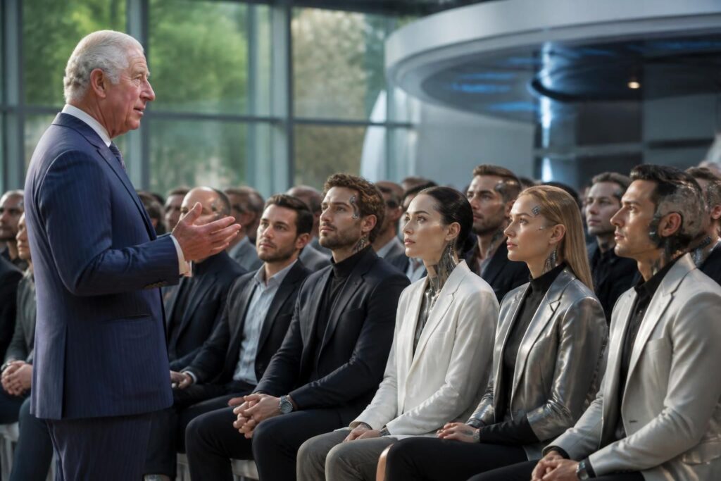 charles iii appelle les leaders de l'ia à développer une technologie responsable et bénéfique pour l'avenir de l'humanité.