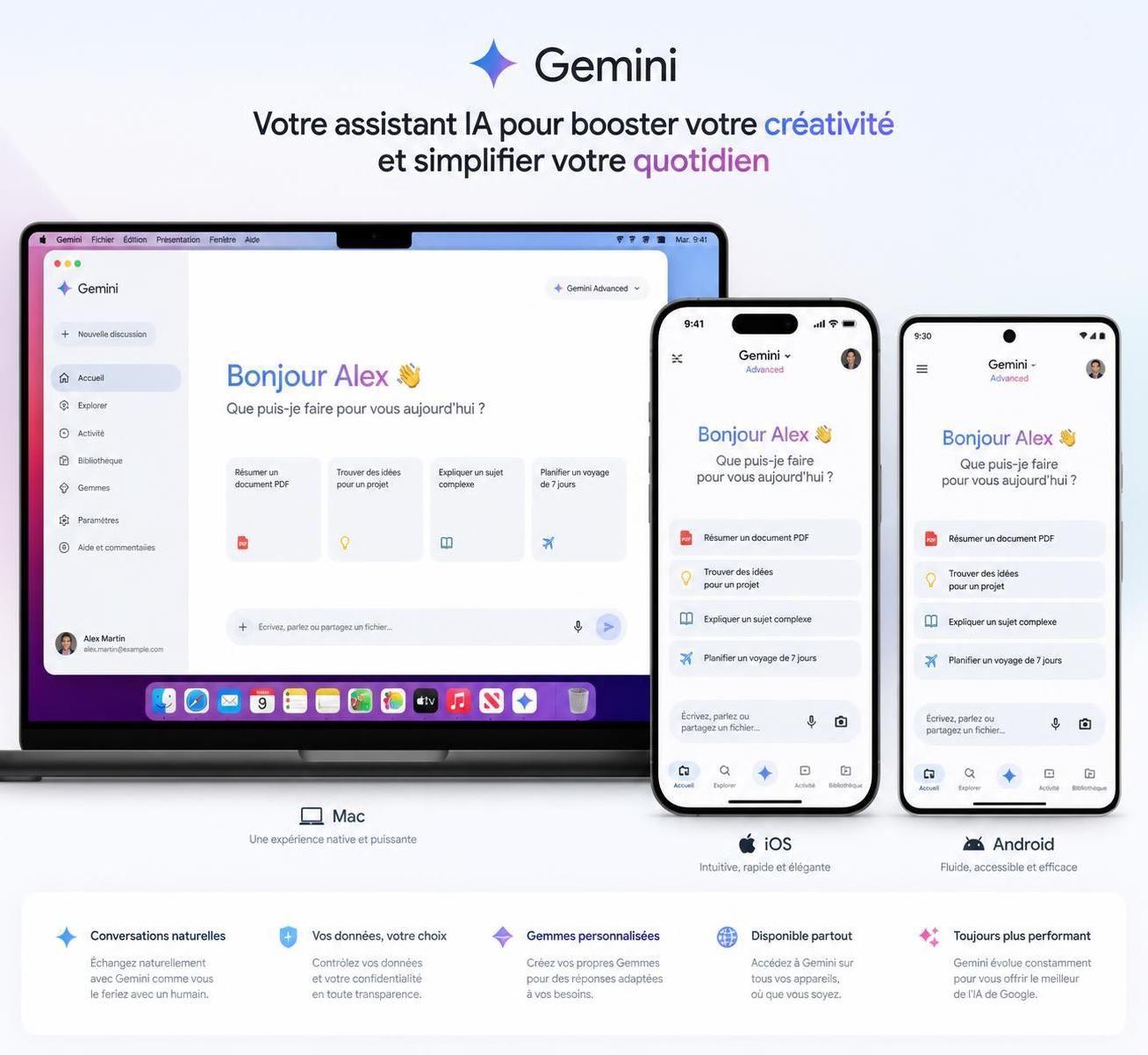 explorez en exclusivité les dernières améliorations de l'interface google gemini et optimisez votre expérience utilisateur grâce à nos nouveautés innovantes.