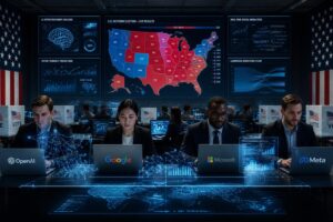découvrez comment les géants de l'intelligence artificielle investissent des millions de dollars pour influencer les élections de mi-mandat aux états-unis, façonnant ainsi l'avenir politique du pays.