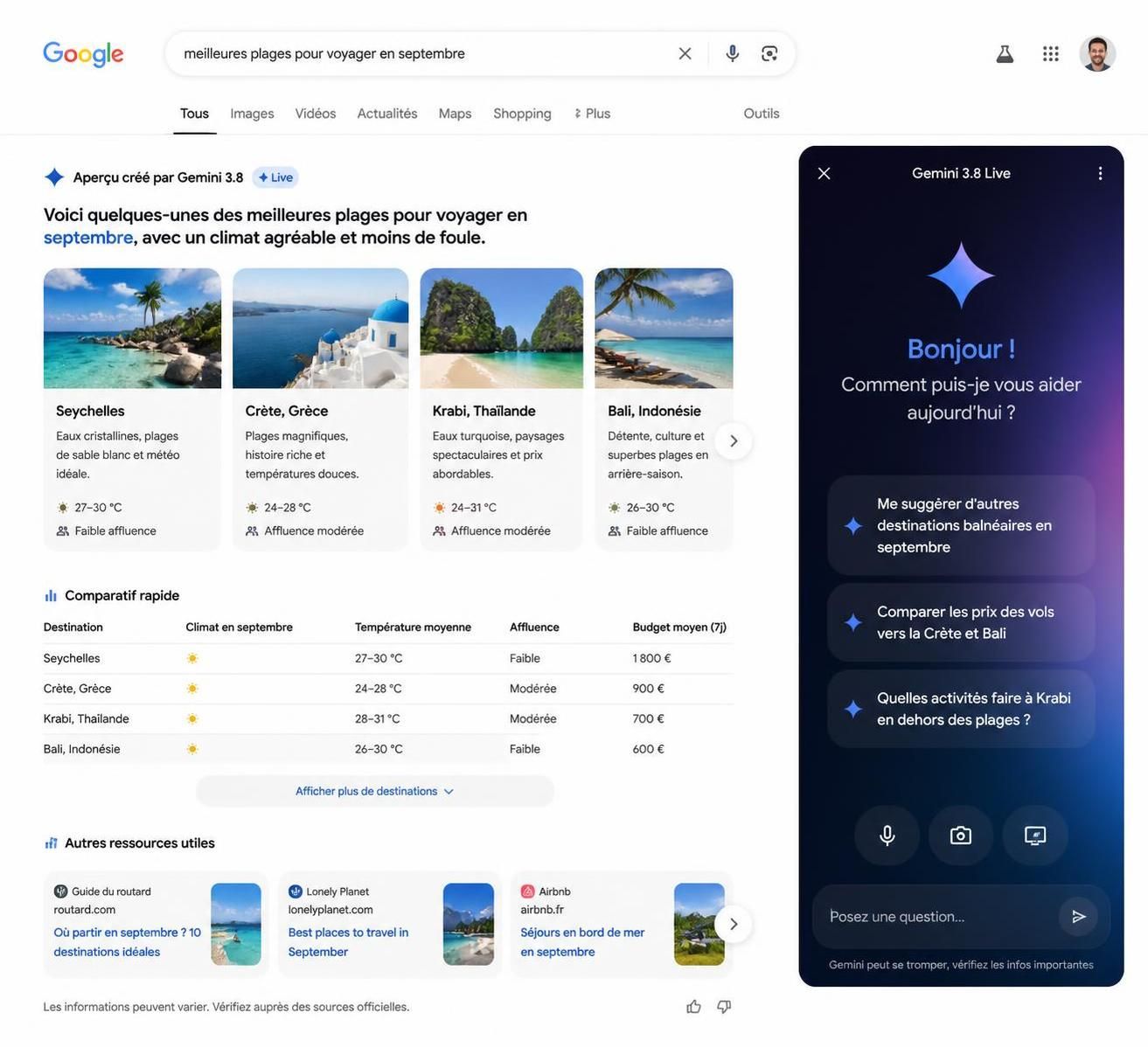 découvrez gemini 3.8 live : la nouvelle mise à jour de google search qui améliore la pertinence des résultats et réduit les clics inutiles vers les sites web pour une expérience utilisateur optimisée.