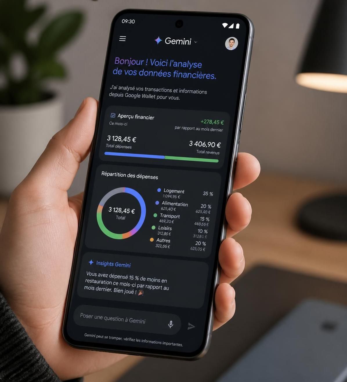 gemini rassemble vos passes, cartes et dépenses google wallet en un seul endroit pour une gestion simplifiée et efficace.