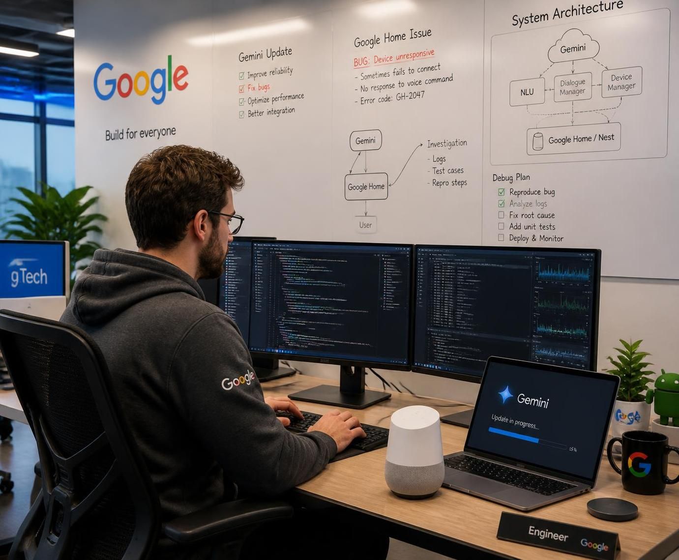découvrez pourquoi gemini sur votre google home se parle à lui-même et comment une solution va bientôt corriger ce problème.