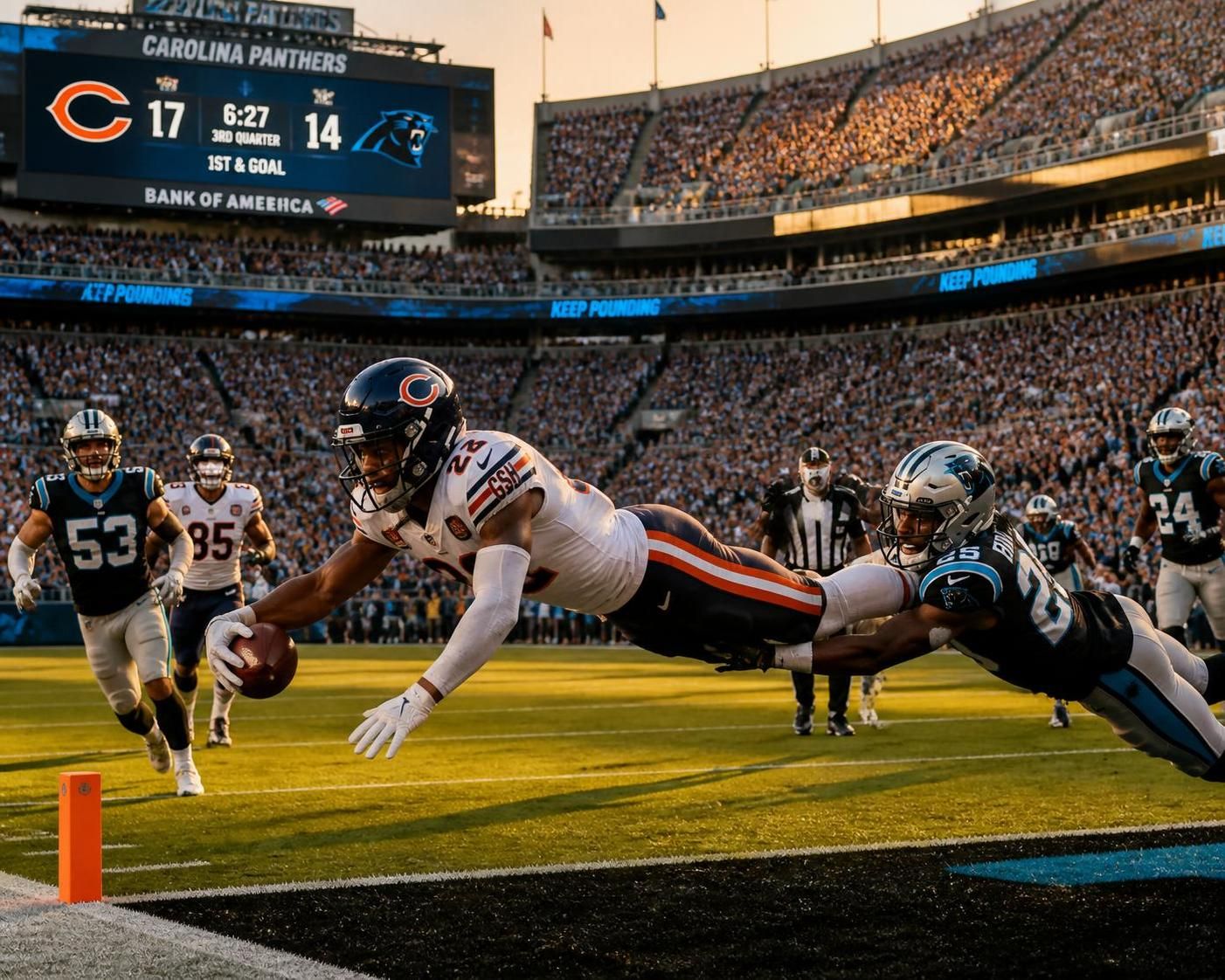 analyse complète des choix de paris pour la 1ère semaine nfl, opposant l'humain à chatgpt, avec un focus sur les matchs des bears, packers, texans et plus encore.