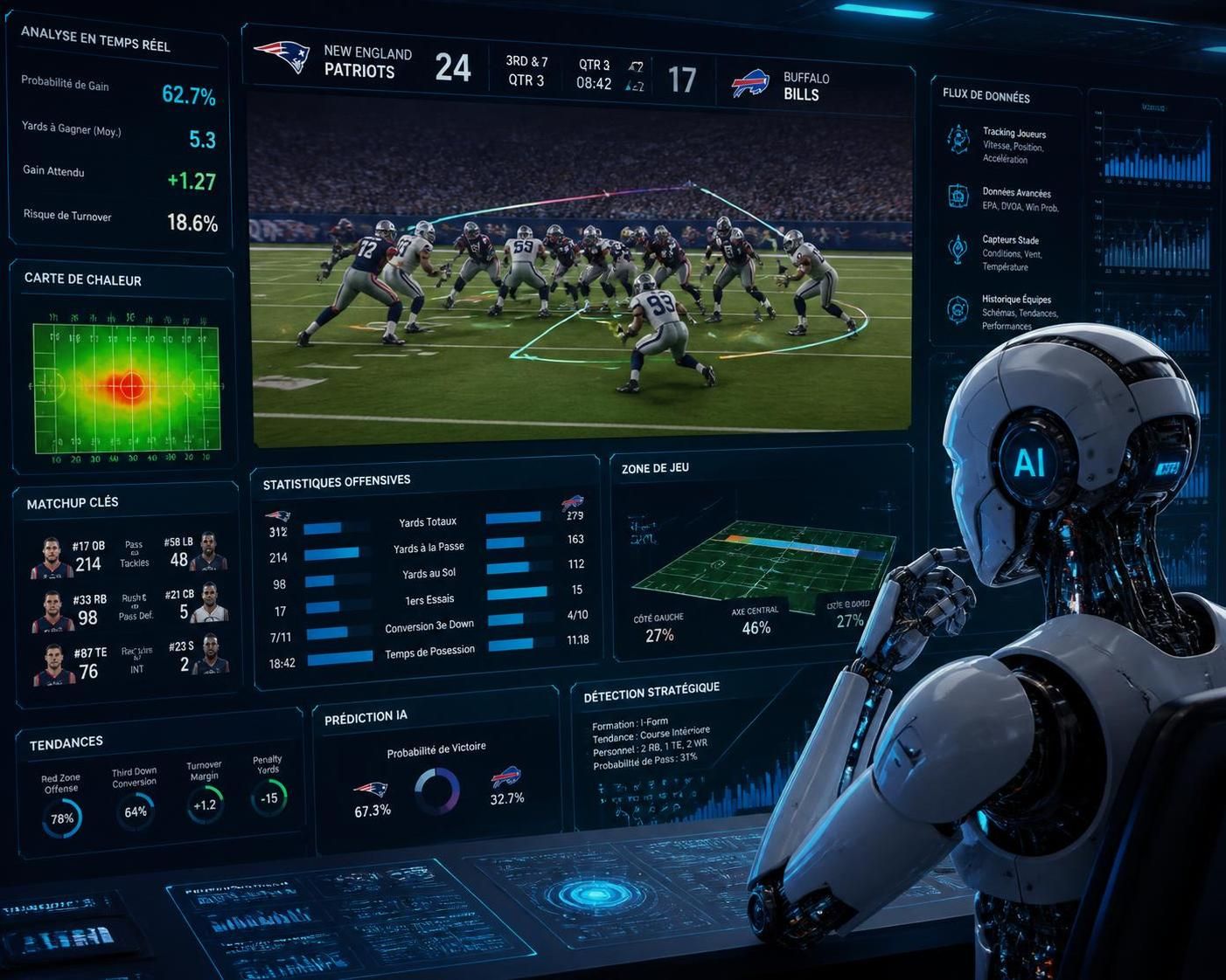 analyse approfondie des choix de paris pour la première semaine de la nfl, opposant l'expertise humaine à l'ia chatgpt, avec un focus sur les équipes des bears, packers et texans.