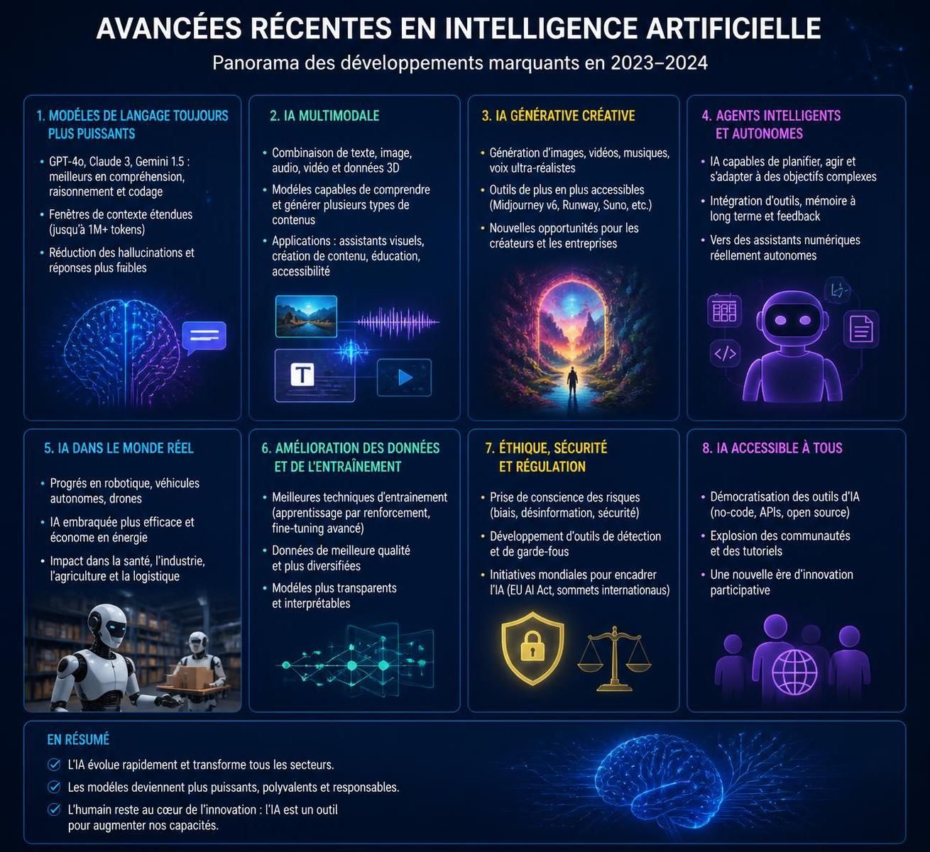 découvrez les dernières nouveautés en intelligence artificielle et écoutez nos podcasts incontournables pour tout savoir sur cette technologie révolutionnaire.
