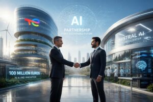 totalenergies s'associe à mistral avec un investissement de 100 millions d'euros pour accélérer ses projets en intelligence artificielle et renforcer son innovation technologique.