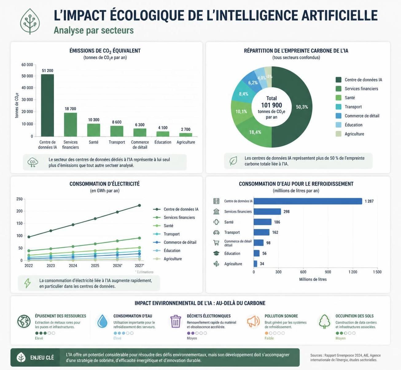 découvrez comment l'intelligence artificielle pourrait multiplier son impact écologique par sept d'ici cinq ans, mettant en lumière les défis environnementaux majeurs à anticiper.