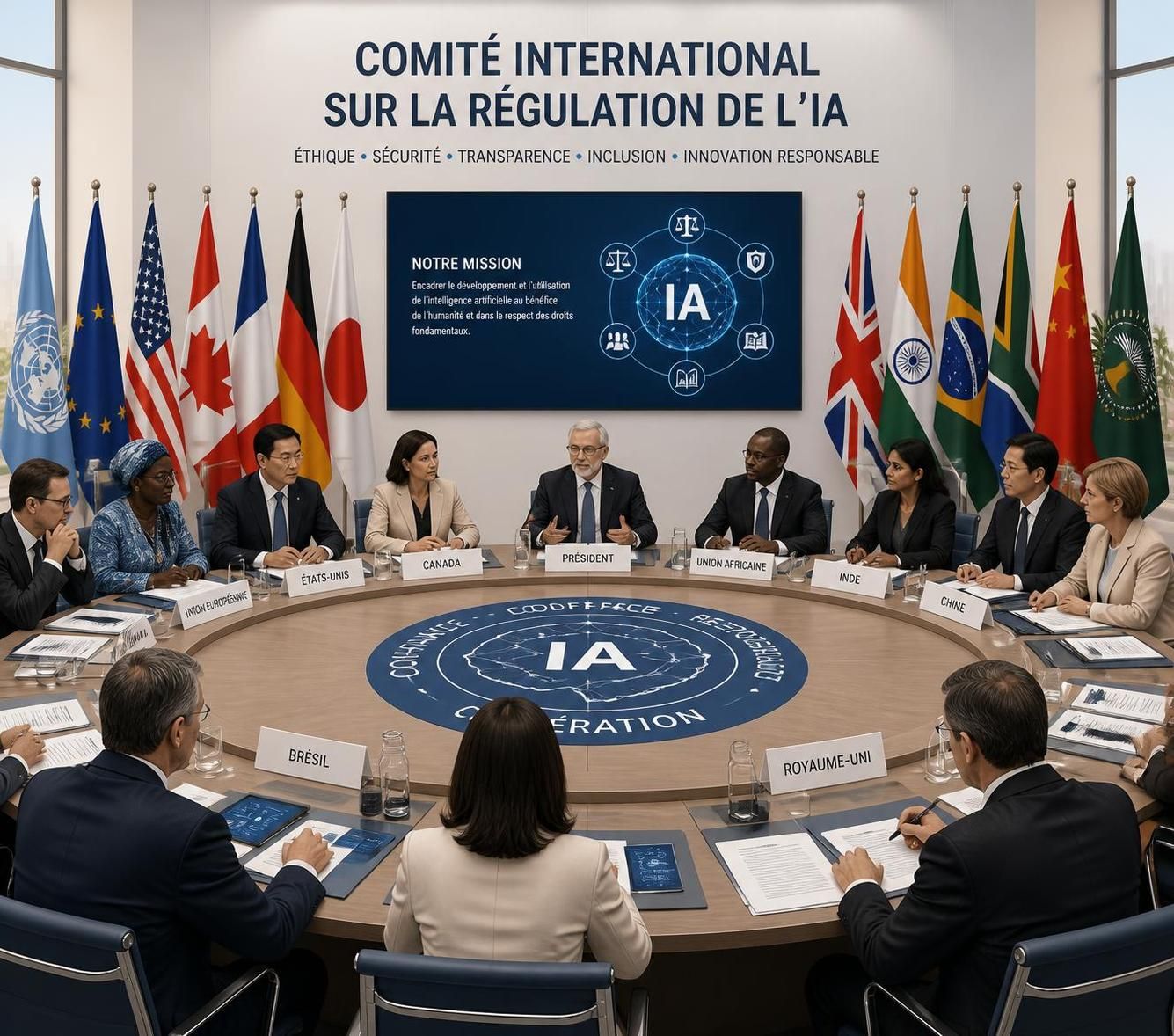 découvrez comment une coalition occidentale se forme pour réguler l'intelligence artificielle, en excluant volontairement les états-unis de cette initiative stratégique.