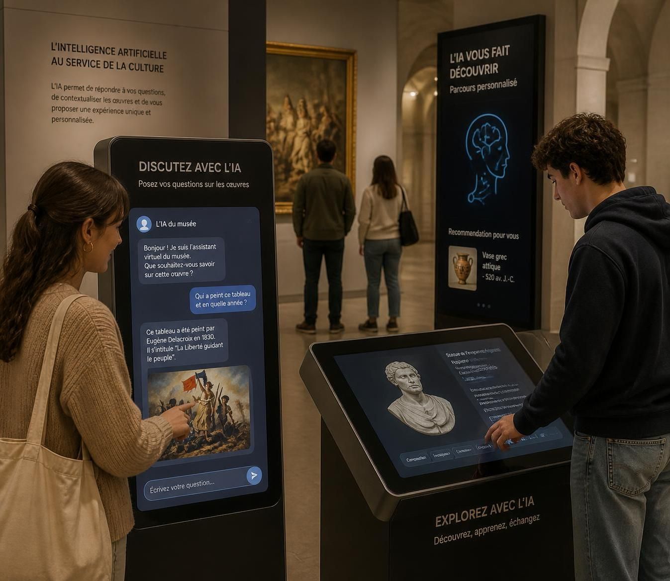 plongez dans l'univers fascinant de l'intelligence artificielle grâce à l'exposition éducative du musée de l'air et de l'espace, alliant innovation technologique et découverte scientifique.