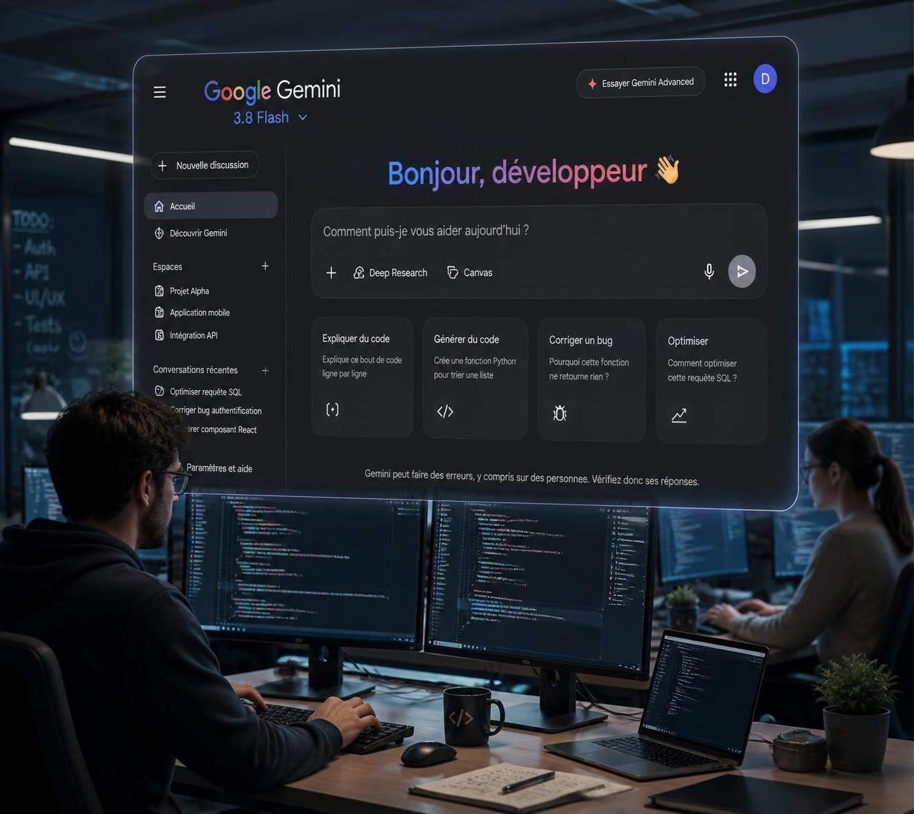 découvrez le lancement cette semaine du modèle ia google gemini 3.8, spécialement conçu pour le codage flash, offrant des performances optimisées et une innovation technologique avancée.
