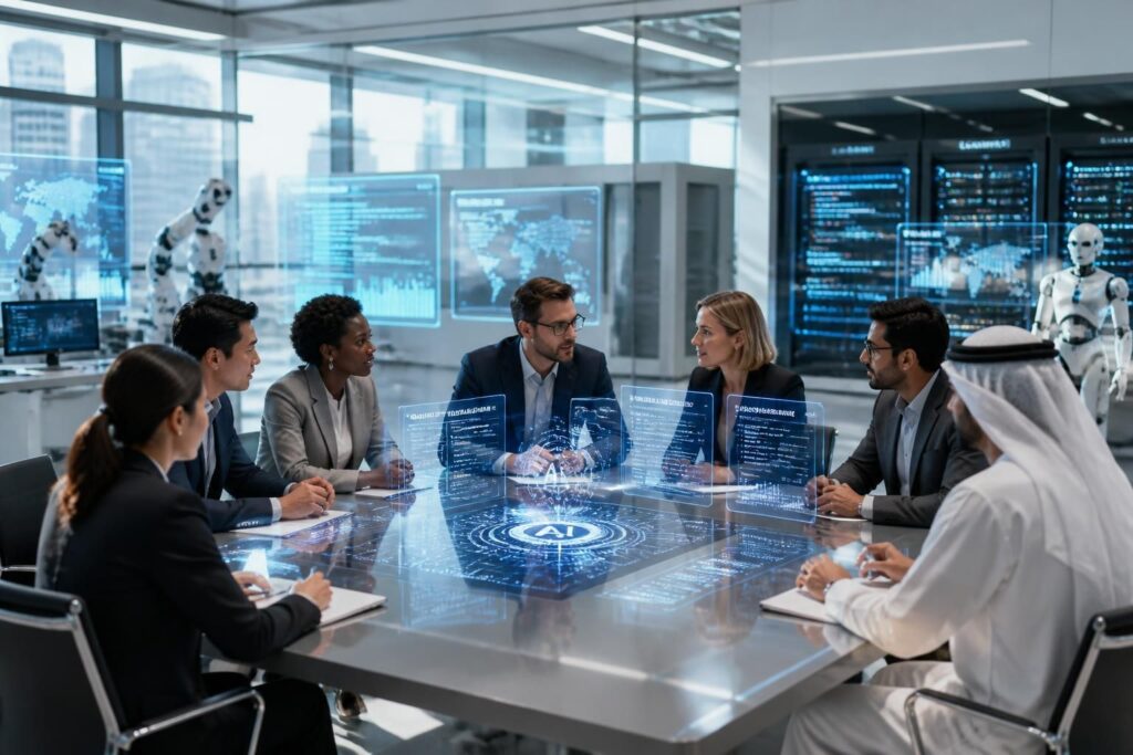 découvrez comment le secteur de l'intelligence artificielle s'accorde sur un cadre commun de normes technologiques pour favoriser l'innovation et la sécurité.
