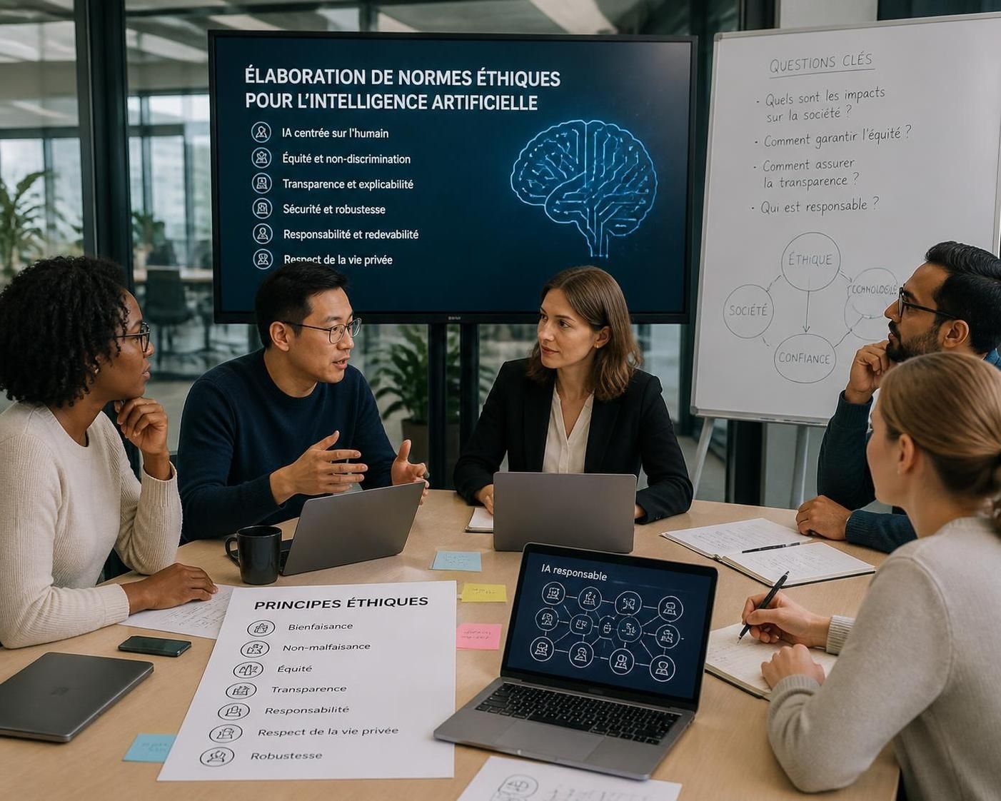 découvrez comment le secteur de l'intelligence artificielle s'accorde sur un cadre commun de normes technologiques pour favoriser une innovation responsable et harmonisée.