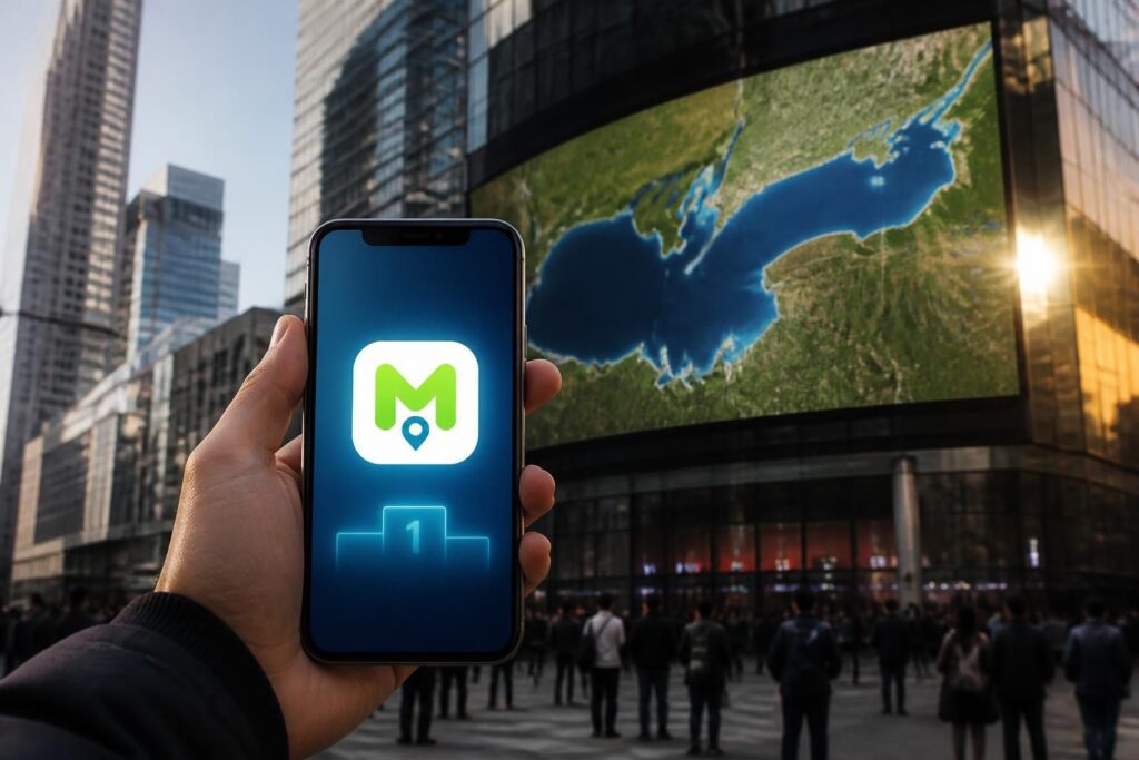 mapquest atteint la première place sur l'app store après avoir refusé de changer le nom du lac ontario, suscitant débats et admiration pour sa position ferme.