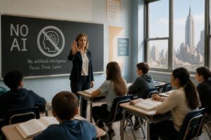 new york interdit l'utilisation de l'intelligence artificielle pour tous les élèves dans les établissements scolaires afin de préserver l'intégrité académique et garantir un apprentissage équitable.