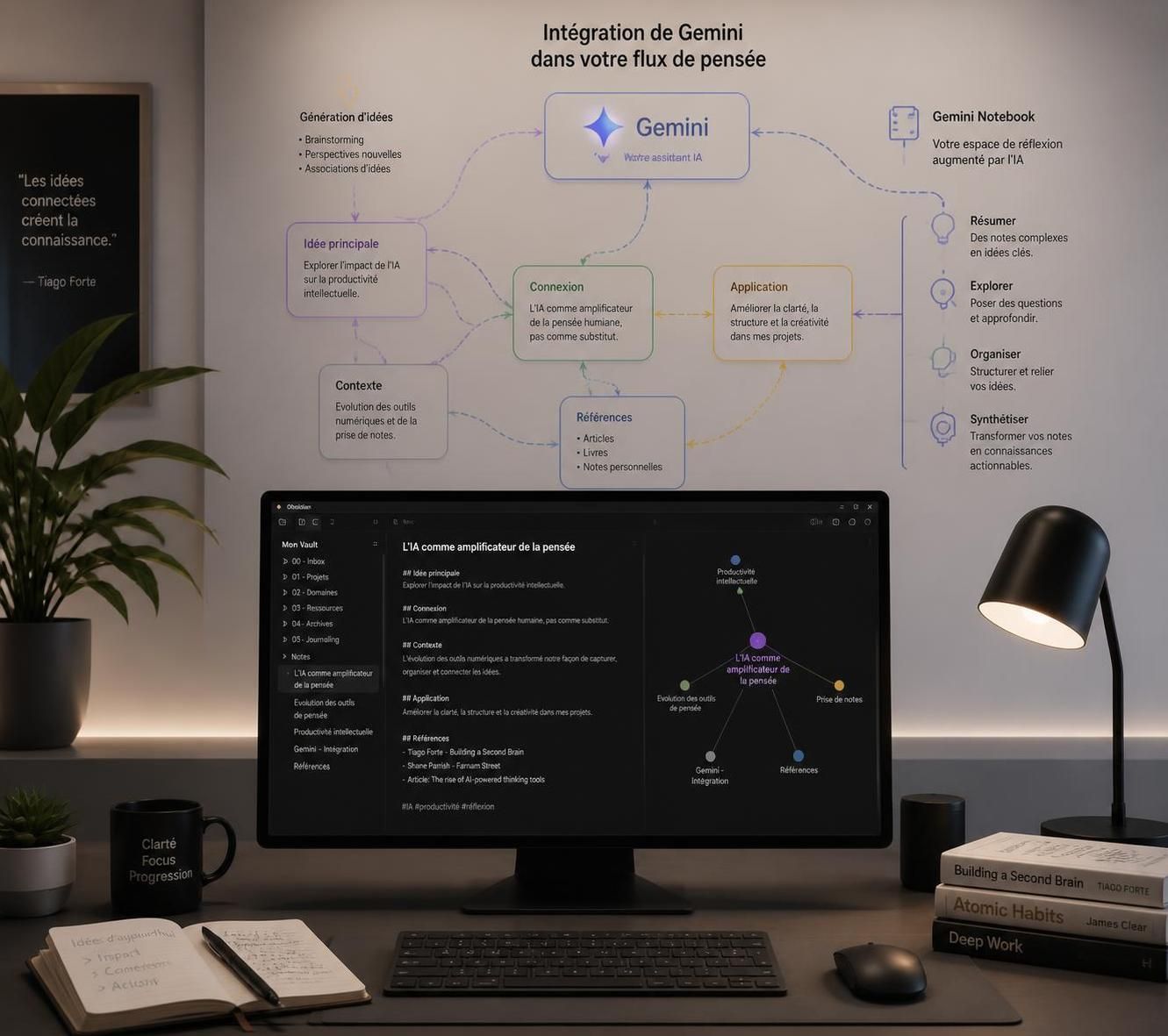 découvrez comment obsidian devient l'élément essentiel qui donne tout son sens à gemini et gemini notebook, optimisant votre organisation et productivité.