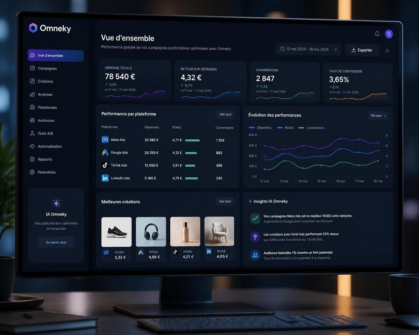 découvrez omneky, la première solution agentive intégrée à chatgpt pour révolutionner la publicité et la stratégie gtm avec intelligence et efficacité.