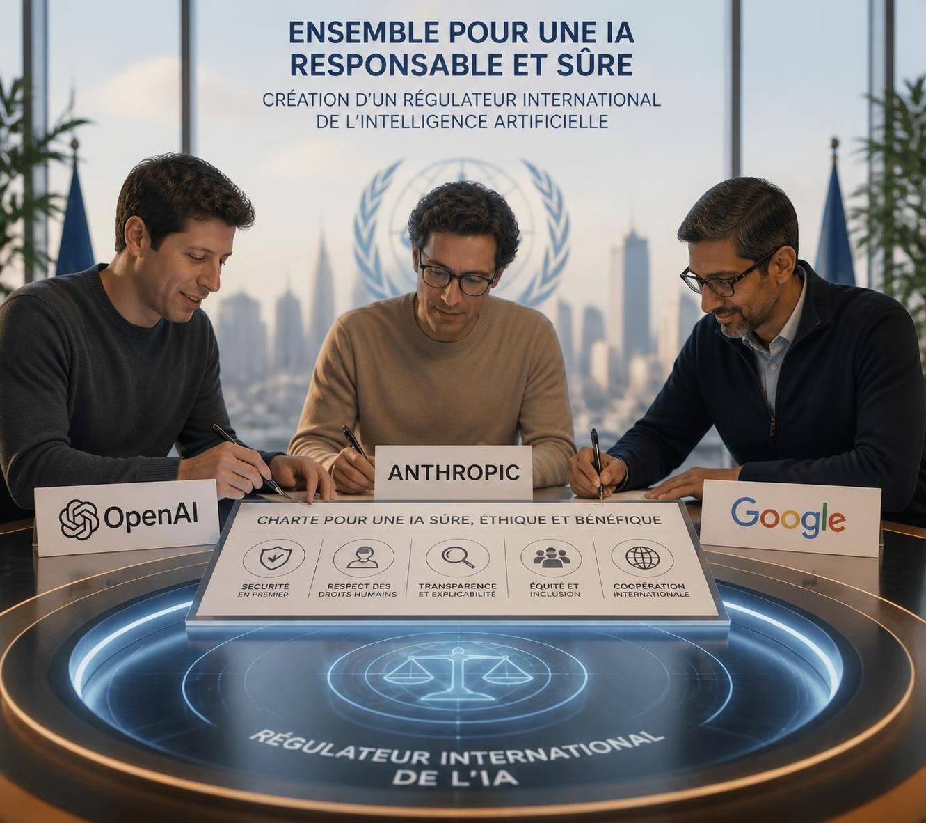 openai, anthropic et google unissent leurs forces pour mettre en place un régulateur de l'ia, un projet ambitieux confronté à de nombreux défis qui pourraient ralentir son avancée.