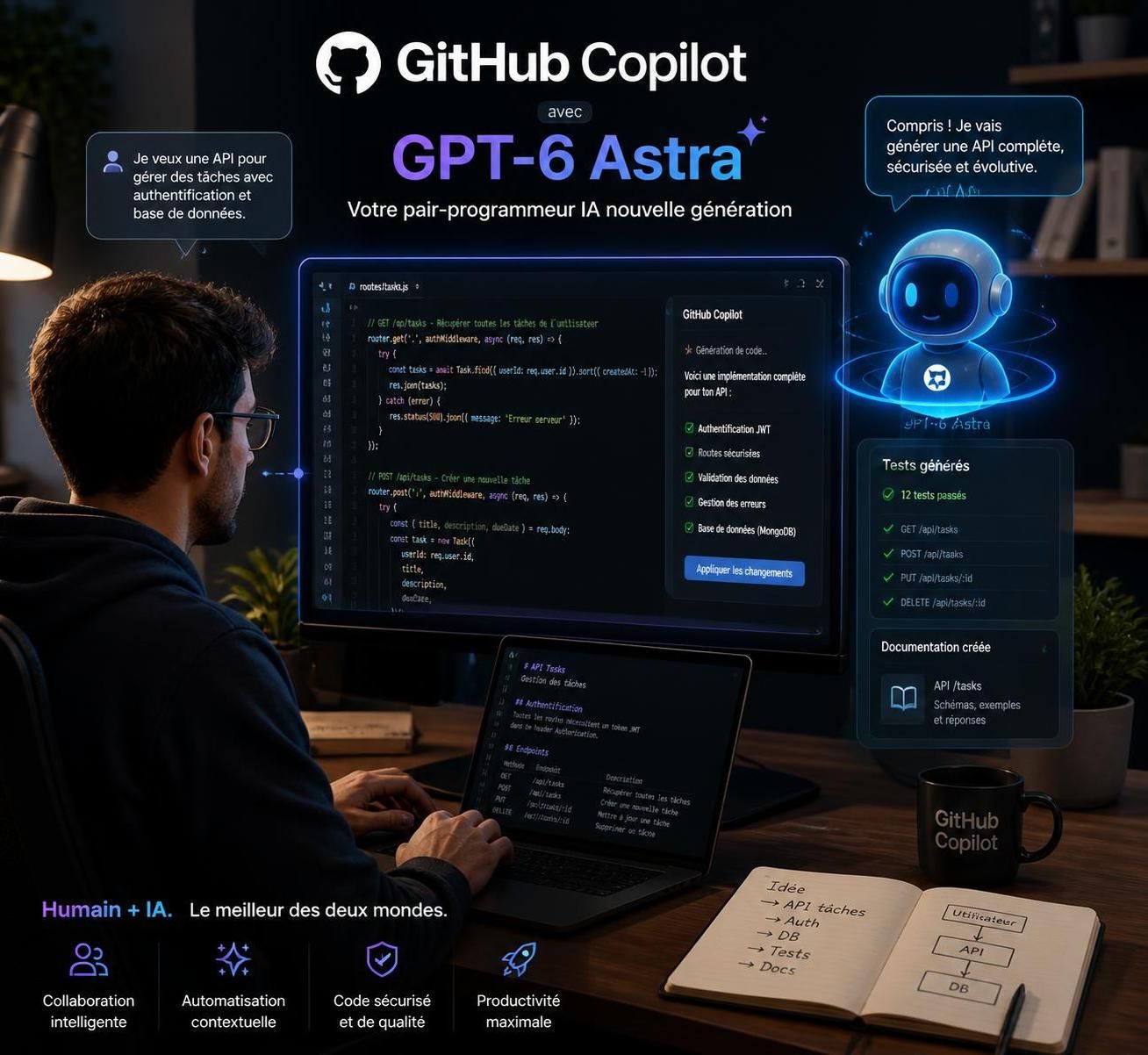 découvrez comment openai révolutionne l'intelligence augmentée en intégrant gpt-6 astra dans chatgpt, microsoft 365 et github copilot pour des expériences utilisateur optimisées et innovantes.