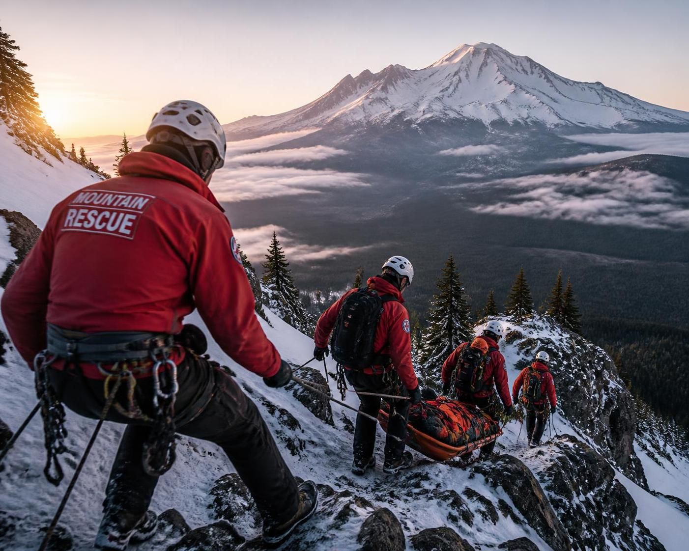 des randonneurs demandent des conseils à une ia pour gravir le mont shasta, mais leur aventure prend une tournure surprenante lorsqu'un miracle inattendu vient à leur secours.
