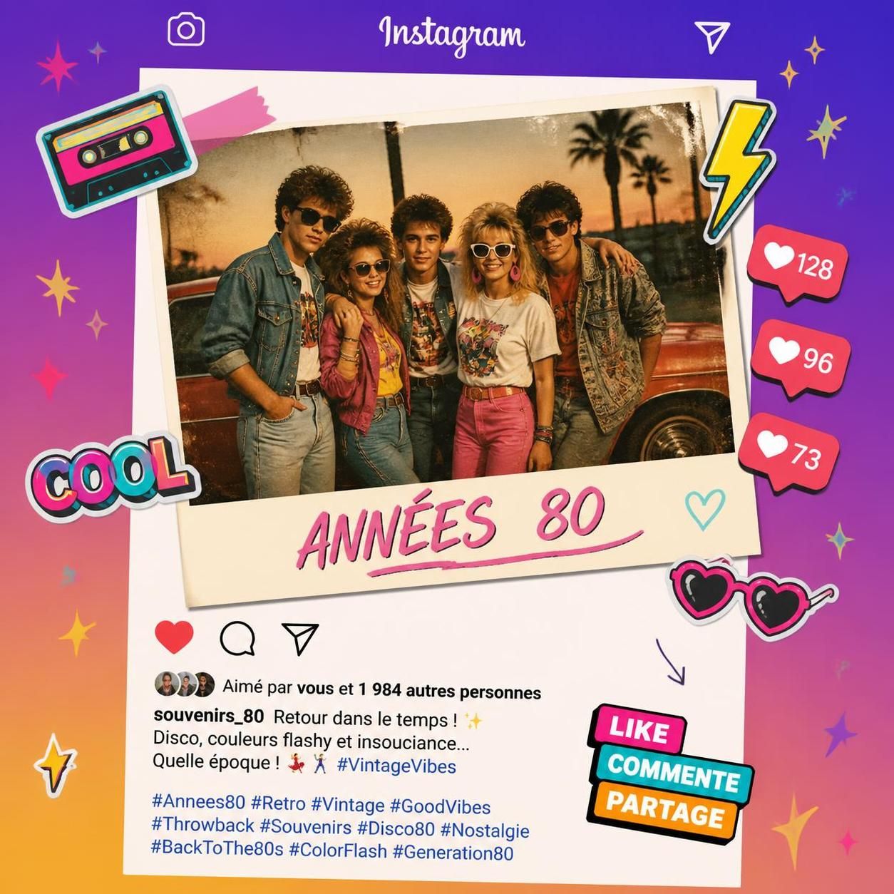 découvrez comment utiliser chatgpt pour créer des photos virales au style rétro des années 80 sur instagram. suivez notre guide tendance pour captiver vos followers avec des images authentiques et nostalgiques.