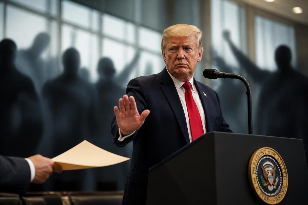 découvrez pourquoi trump rejette les appels à l'action, dénonçant des 'forces négatives' et rejetant les scénarios qu'il qualifie d'improbables dans ce contexte politique actuel.