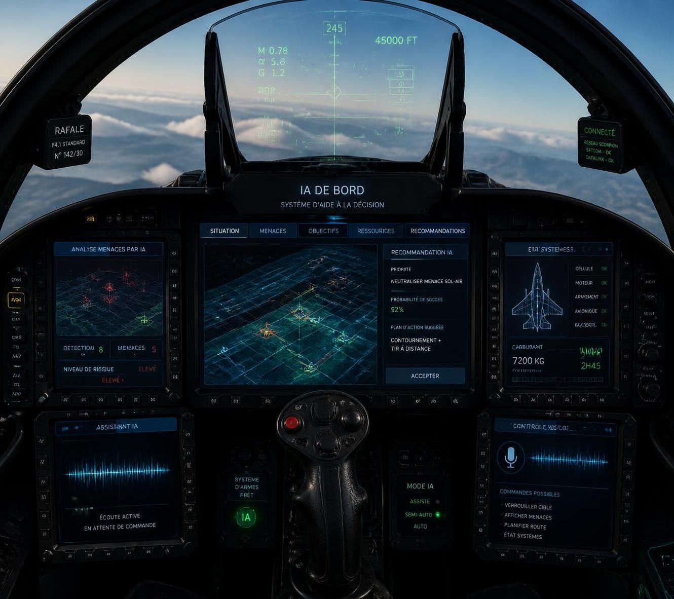 découvrez comment une intelligence artificielle innovante s'intègre au rafale de dassault aviation, révolutionnant ainsi les capacités de cet avion de chasse emblématique.