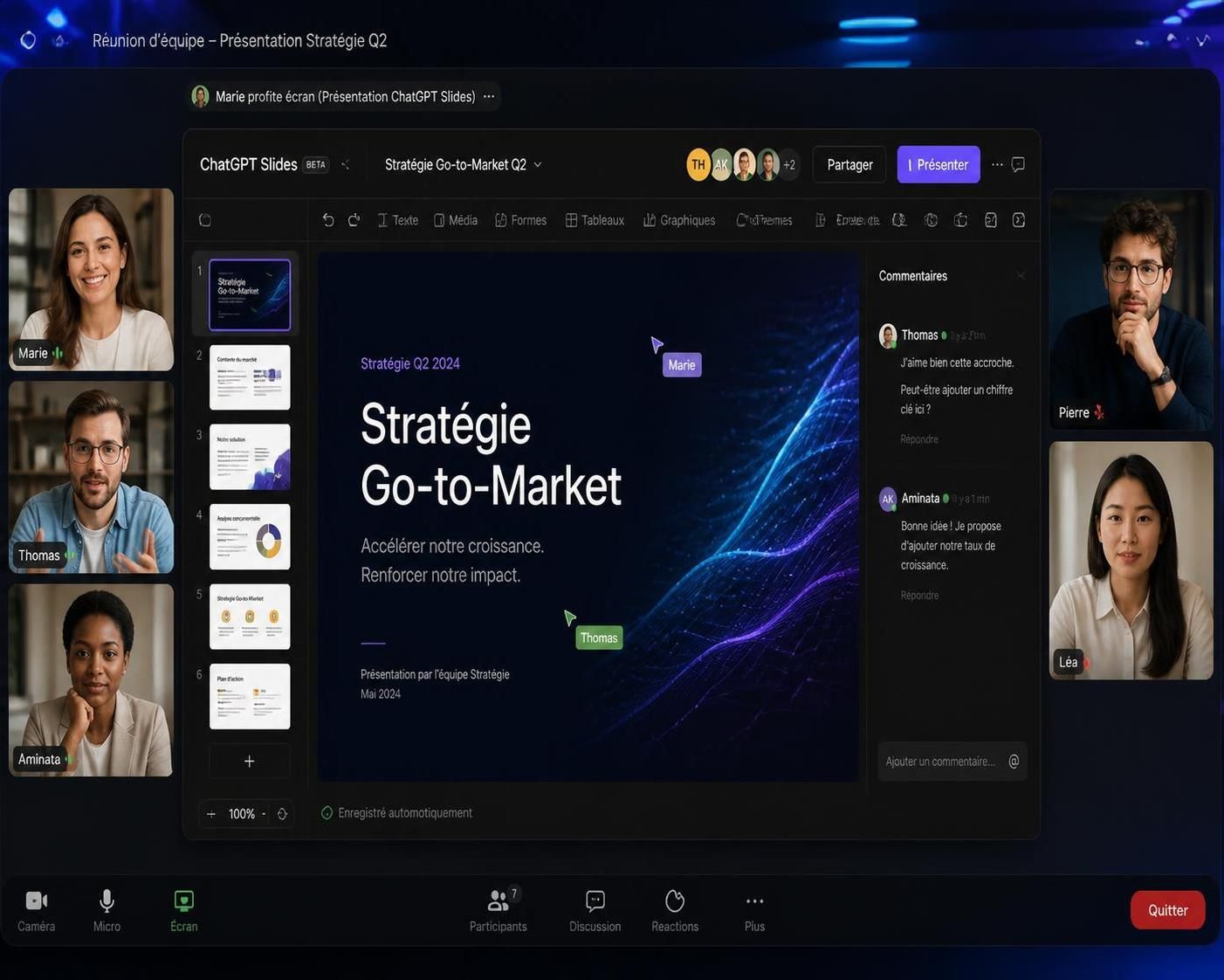 découvrez chatgpt slides, l'outil innovant qui transforme vos conversations et fichiers en présentations captivantes et professionnelles en quelques clics.