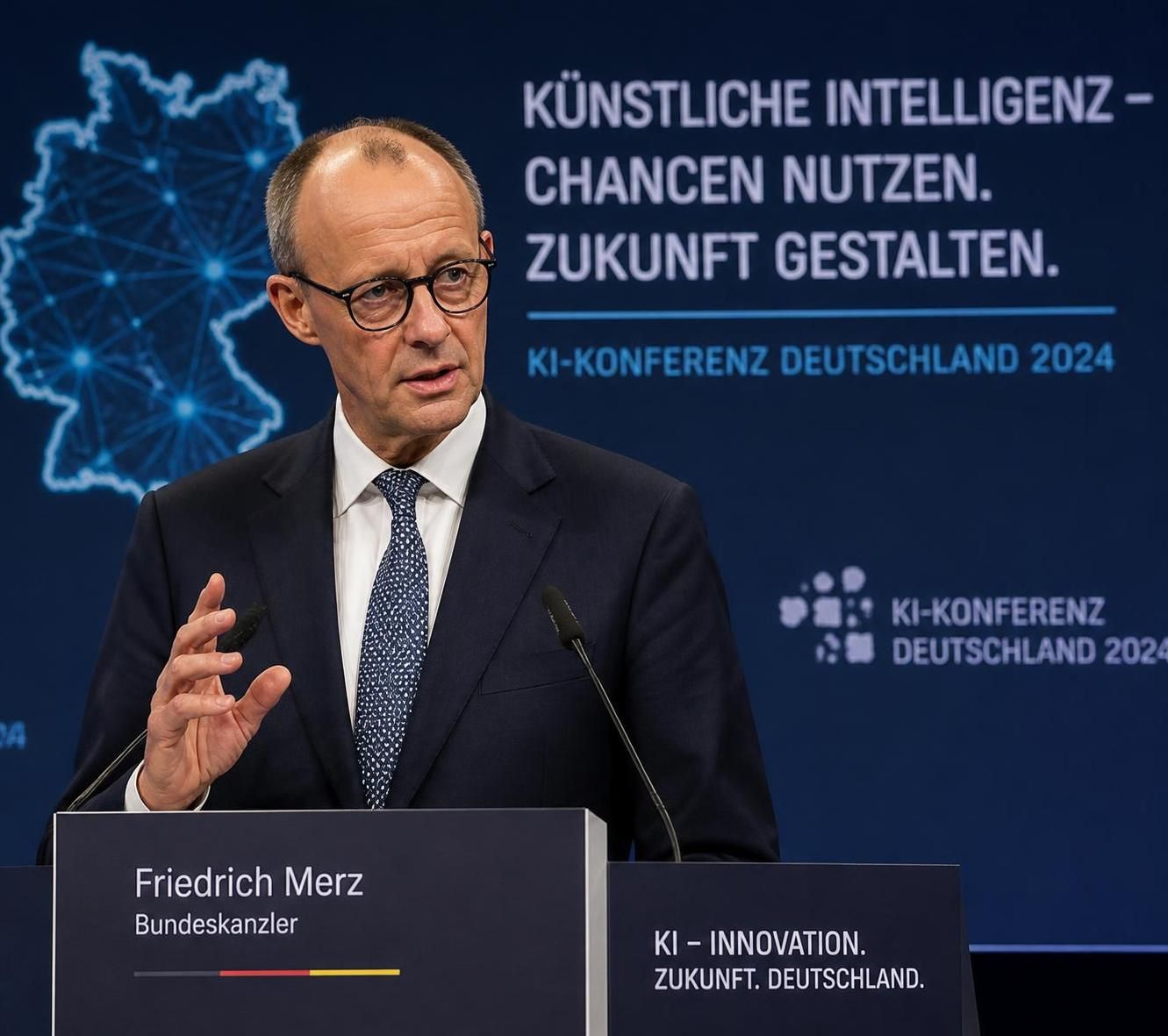 en allemagne, friedrich merz appelle à un investissement prioritaire dans l'intelligence artificielle avant de finaliser un partenariat stratégique avec nvidia pour renforcer l'innovation technologique.
