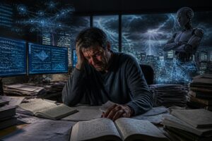 découvrez le témoignage poignant d'un mathématicien confronté aux bouleversements profonds que l'intelligence artificielle apporte à son domaine, un cri de détresse mêlé d'émotion et de réflexion.