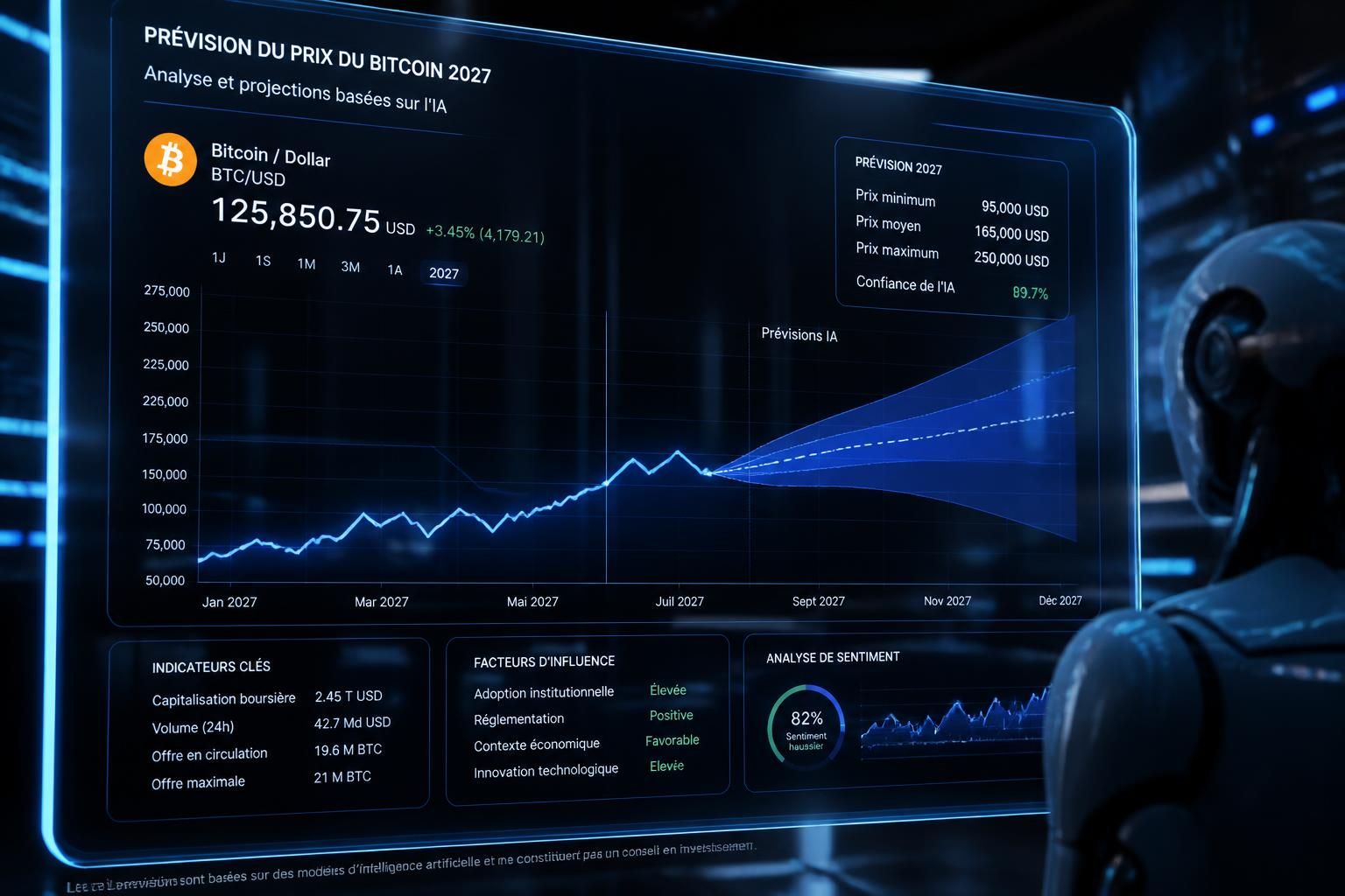découvrez comment l'ia google gemini anticipe une hausse spectaculaire du bitcoin, prévoyant un prix de 175 000 $ d'ici 2027.