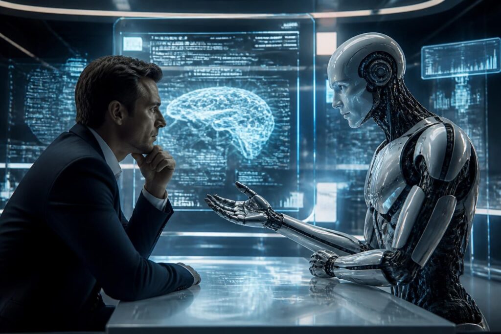 explorez comment le dessin de chaunu illustre les enjeux de l'intelligence artificielle et questionne notre capacité à en garder le contrôle.