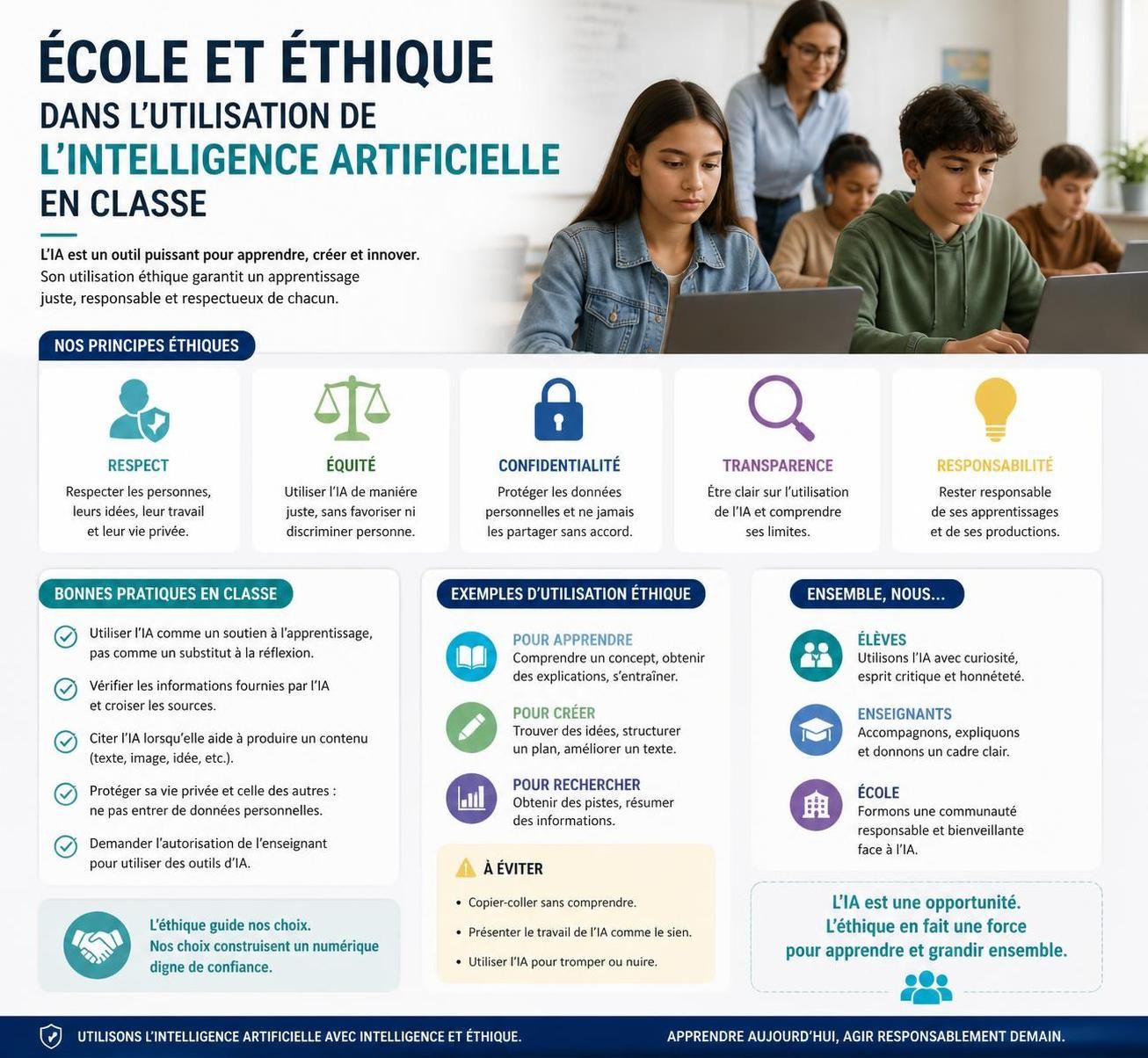 le district scolaire annule sa décision initiale et interdit désormais l'utilisation de l'ia dans toutes les classes, provoquant un débat sur l'impact de cette mesure sur l'éducation.