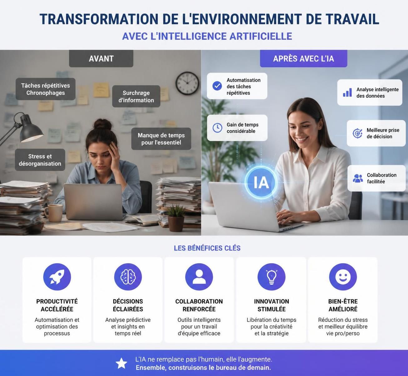 découvrez comment l'intelligence artificielle transforme le milieu professionnel et pourquoi cette révolution culturelle est essentielle pour l'avenir des entreprises.