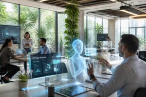 découvrez comment l'intelligence artificielle transforme le monde du travail, initiant une révolution culturelle essentielle pour les bureaux modernes.