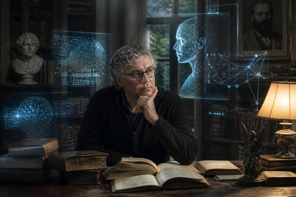 découvrez comment michel onfray réinterprète les idées de proudhon face aux enjeux contemporains de l'intelligence artificielle et de la révolution technologique.