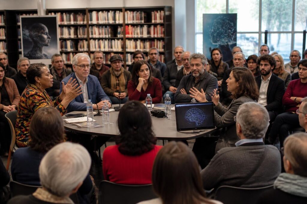 découvrez le débat passionnant sur l'intelligence artificielle et ses impacts potentiels sur les auteurs lors de la prochaine fête du livre.