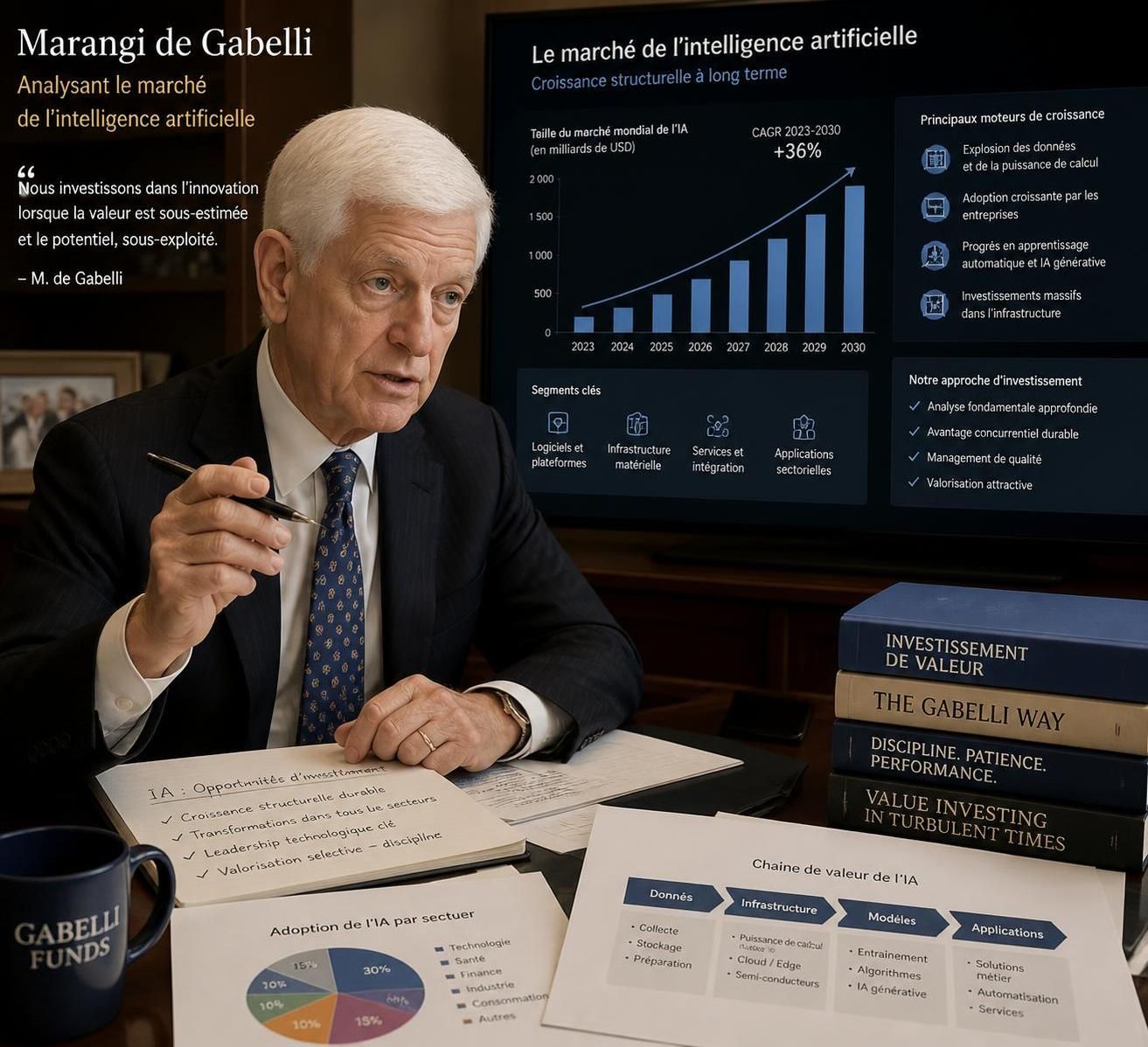 découvrez comment marangi de gabelli analyse le rôle de l'intelligence artificielle face au risque d'une nouvelle bulle financière imminente.