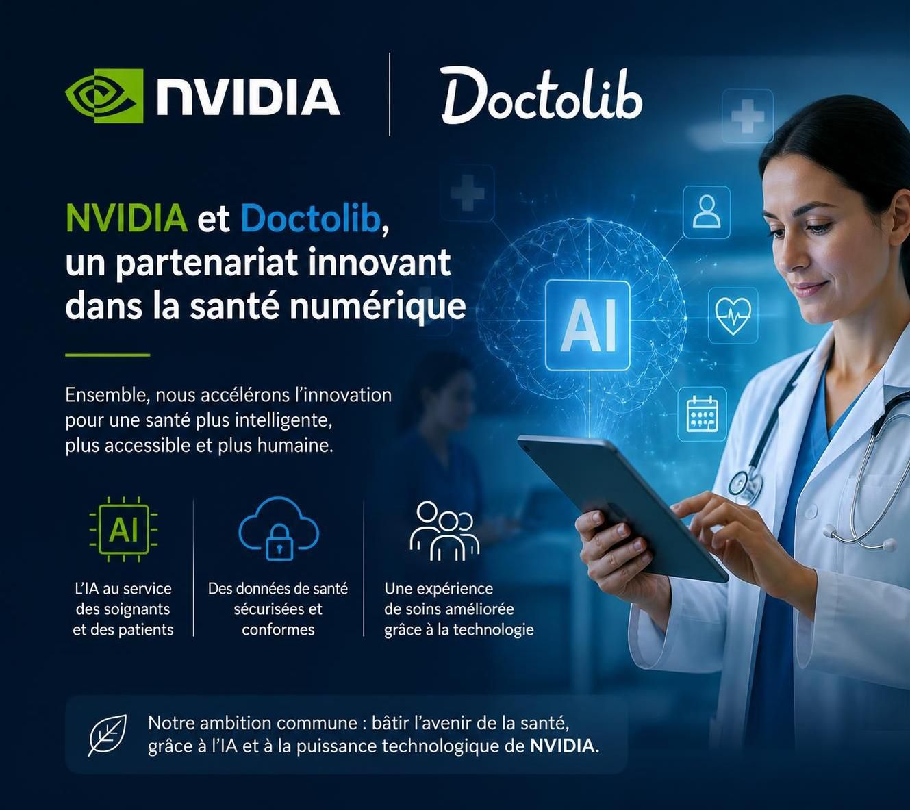 découvrez comment nvidia, dirigé par jensen huang, révolutionne le secteur de la santé en investissant dans doctolib, marquant le début d'une nouvelle ère d'innovation technologique.