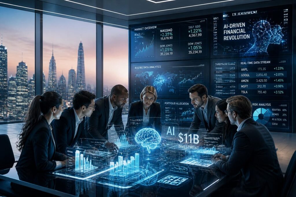 sesterce annonce un plan d'investissement de 11 milliards de dollars pour transformer l'intelligence artificielle dans le secteur financier, promettant innovation et avancées majeures.